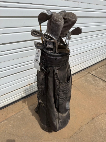 Golf Bag with Lynx Golf Clubs