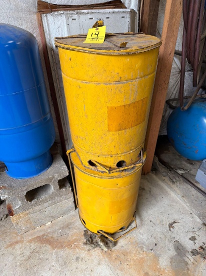(2) Vintage Waste Cans
