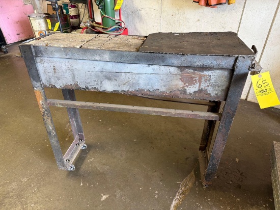 Welding Table on Casters