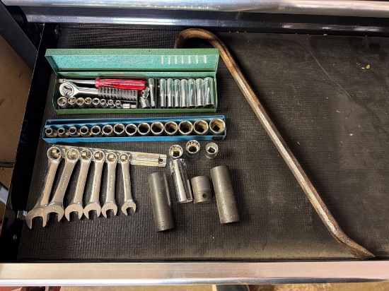 Socket Set, Wrenches, Pry Bar