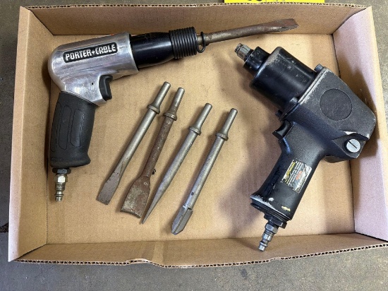 Pneumatic Air Tools, Impact, Chisels