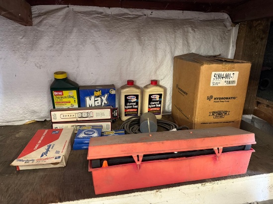 Hydromatic Pump, Dry Erase Board, Lighter Fluid, Reflectors, Clamps