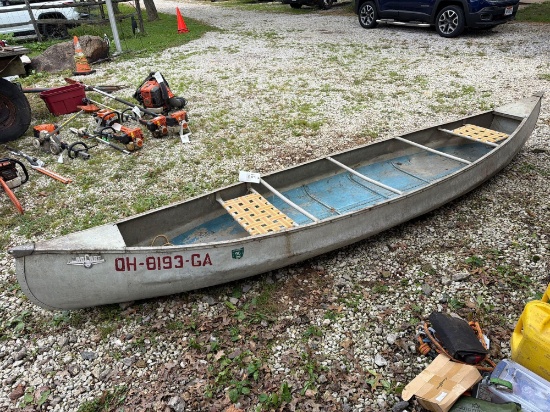 Aluminum Aerocraft 15 Ft Canoe
