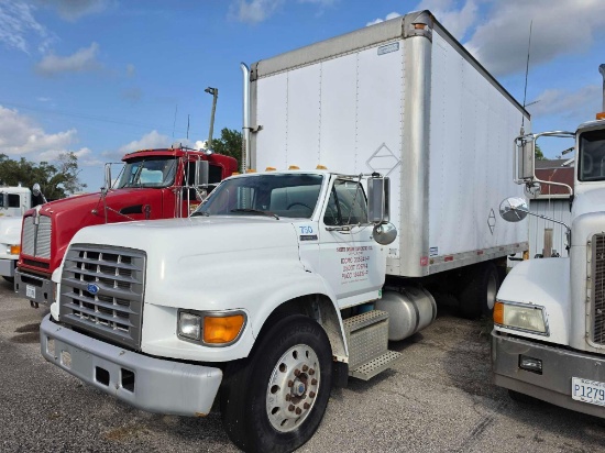 1997 Ford F800 Shows 164,603 Miles, 6 Spd Manual Trans.