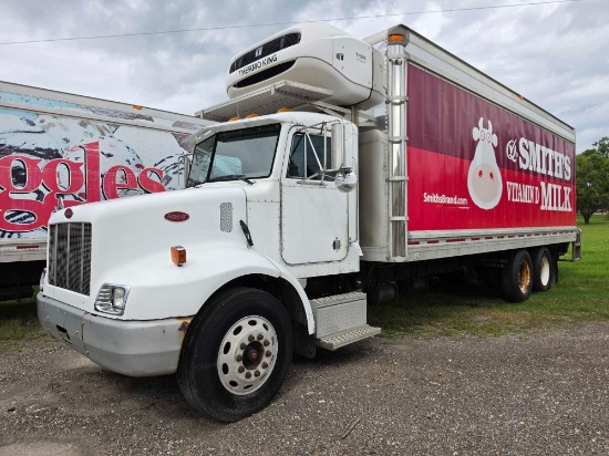 2000 Peterbilt 330 Shows 303,564 Miles, Eaton Fuller 6Spd Trans. with Kidron 24FT Box with