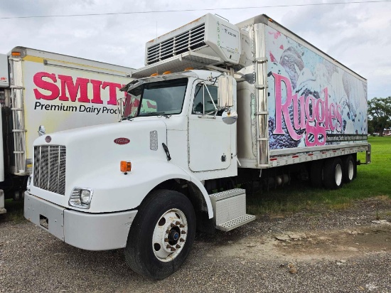 2003 Peterbilt 330 Shows 538,557 Miles, Eaton Fuller Synchro 6 Manual Trans., 24ft Box