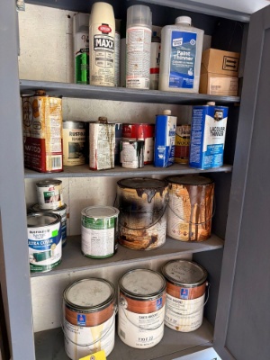 loads of assorted paint