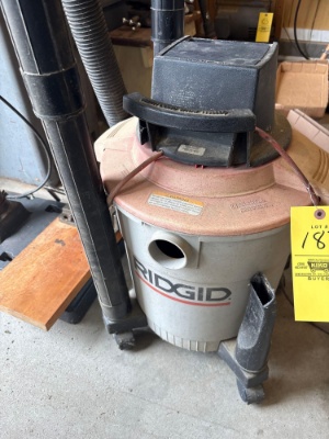 ridgid shop vac. 8 gal. 3.25 hp