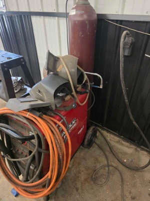 Lincoln Welder 256 Power Mig No Papers For Tank