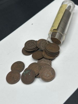 (50) 1902 Indian Head Pennies