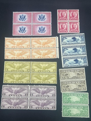 assorted US Postage Stamps