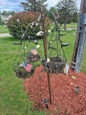 Shepards Hook & Hanging Plant Baskets