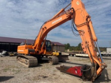 2008 Doosan DX340LC excavator * Hammer Sold Separately*