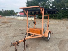 Ver-Mac Traffic Arrow Signal Light On Trailer