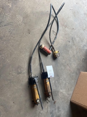 Pair of Enerpac hydraulic jacks