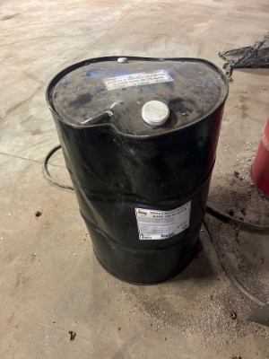 Brand new barrel of Sunoco 15W40 gold synthetic blend motor oil