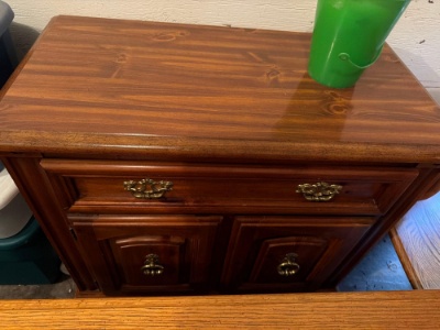 nice wood cabinet