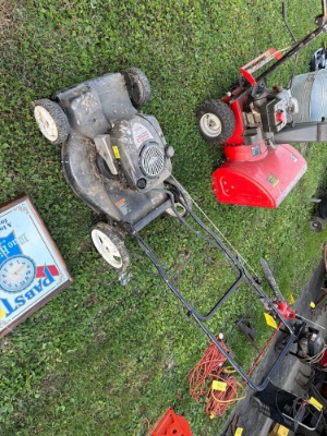 craftsman push mower- needs work