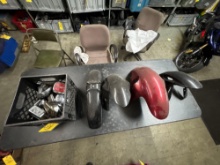 Plastic Fenders, Horn and Taillight Brackets