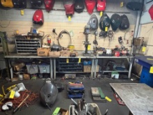 (3) Metal Workbenches
