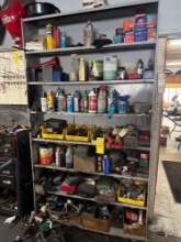 Shelf and Contents, Tools, Oils, Sprays, Batteries