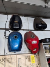 (4) Motorcycle Gas Tanks