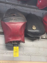 (4) Vintage Motorcycle Gas Tanks
