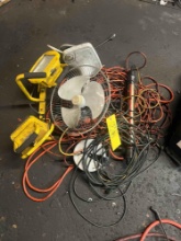 Electric Cord, Lights, Fan