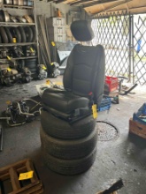 (3) Tires and Rims, Power Car Seat