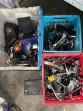 Assortment of Motorcycle Parts, Battery