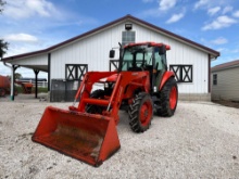 2010 Kubota M7040SU Cab Loader Tractor