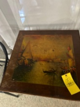 decorative folding table
