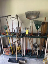 assortment of tools and 2 holders