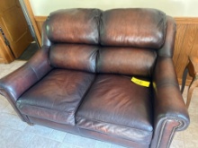 Leather Love Seat - by Latitude