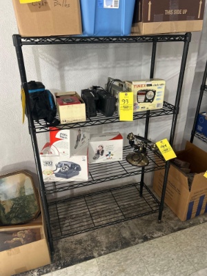 small metal rack