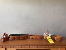 Five Longaberger Baskets