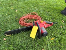 Home light electric chainsaw and power cord