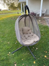 hanging patio, floating chair