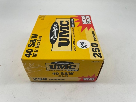 UMC Ammo, 40 S&W, 250 rds