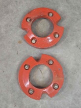 Set of front wheel weights for Economy or Power King tractors