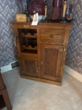 White Clad Ice-Chest/Wine Rack.