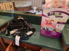 Sony Camcorder, Canon Power Shot and Baloon Time