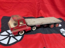 Early Structo metal truck and trailer