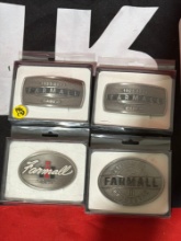 (4) SpecCast Farmall belt buckles