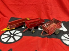 New holland spreader, ERTL wagon, Tonka wagon