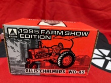 ERTL 1995 Farm show edition 1/16 scale die cast Allies-Chalmers Wd-45 tractor