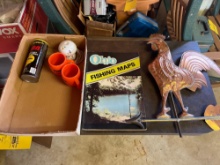 Rooster Yard Ornament / Mugs / Ohio Fishing Maps