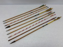 (9) Vintage Wood Arrows