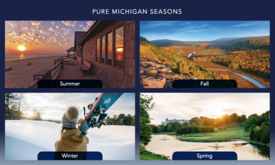 Enjoy the Four Seasons Amenities on this Lakes of the North Lot in Otsego County, Michigan!