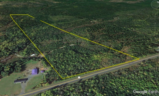 53 Acres with Road Frontage and Two Brooks in Maine!